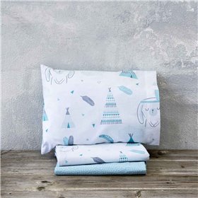 Nima Σετ Σεντόνια Κούνιας Little Indian 120x170cm