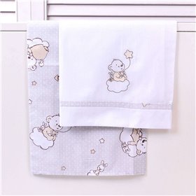 Baby Oliver Σετ Σεντόνια Λίκνου 80x110cm Baby Oliver Σετ Σεντόνια Λίκνου 80x110cm