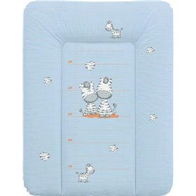 Lorelli Μαλακή Αλλαξιέρα Zebra από Ύφασμα Blue 50x70cm