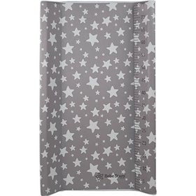 Bebe Stars Σκληρή Αλλαξιέρα από Πλαστικό Γκρι 50x80cm Bebe Stars Σκληρή Αλλαξιέρα από Πλαστικό Γκρι 50x80cm