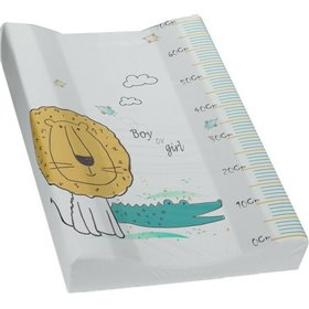 Interbaby Μαλακή Αλλαξιέρα Leon από Πλαστικό Λευκό 55x70cm Interbaby Μαλακή Αλλαξιέρα Leon από Πλαστικό Λευκό 55x70cm