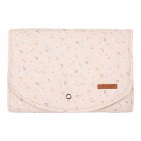 Little Dutch Αλλαξιέρα Ταξιδίου Little Flowers από Ύφασμα Pink 70x36cm