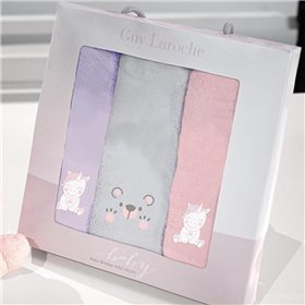 Guy Laroche Σετ Πετσέτες Baby Girl Pink 3τμχ Guy Laroche Σετ Πετσέτες Baby Girl Pink 3τμχ