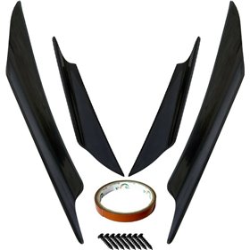 Simoni Racing Spoiler Πλαϊνά Universal Διακοσμητικά Φτερά Προφυλακτήρα ΜαύροΚωδικός: SRAC4  Simoni Racing Spoiler Πλαϊνά Universal Διακοσμητικά Φτερά Προφυλακτήρα ΜαύροΚωδικός: SRAC4