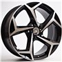 VW STYLE 5340 5X100/5X112 Black Face Machined REPLICA 16"