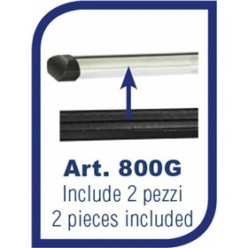 K39 Ελαστικό Κάλυμμα για Υποδοχή T-track για Μπάρες Lion/King 2τμχΚωδικός: K39-800G 