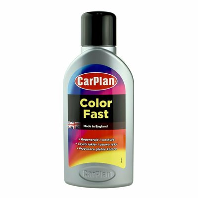 Car Plan Color Fast Waxing Vernish Κρέμα Επιδιόρθωσης Βερνικιού Ασημί 500ml 1τμχ