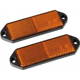 Lampa Αντανακλαστικά Πορτοκαλί Euro-Norm 90x35mm 2τμχ