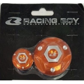 Racing Boy Τάπες Βολάν για Yamaha Crypton X 135 Πορτοκαλί