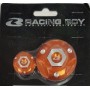 Racing Boy Τάπες Βολάν για Yamaha Crypton X 135 Πορτοκαλί