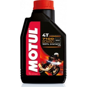 Motul 7100 4T Συνθετικό Λάδι Μοτοσυκλέτας για Τετράχρονους Κινητήρες 20W-50 1lt