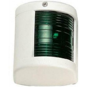 Eval Φανός Πλευρικός Πράσινος με Λευκό Κέλυφος 12V/10W
