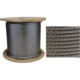Συρματόσχοινο Inox 10mm 7x19 1m Συρματόσχοινο Inox 10mm 7x19 1m