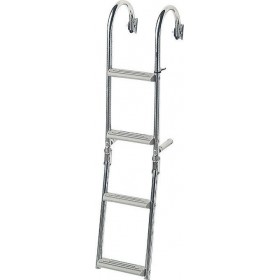 Lalizas Σκάλα Inox 316 Αναδιπλούμενη 180⁰ 4 Σκαλιά 30535