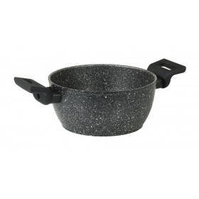FLONAL Κατσαρόλα αντικολλητική Pietra Lavica 24cm με λαβή βακελίτη