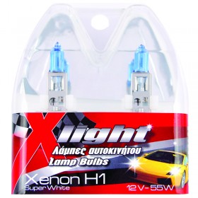 ΛΑΜΠΕΣ XENON H1 55W ΖΕΥΓΑΡΙ ΛΑΜΠΕΣ XENON H1 55W