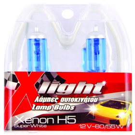 ΛΑΜΠΕΣ XENON H5 60/55W ΖΕΥΓΑΡΙ ΛΑΜΠΕΣ XENON H5 60/55W