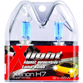 ΛΑΜΠΕΣ XENON H7 55W ΖΕΥΓΑΡΙ ΛΑΜΠΕΣ XENON H7 55W