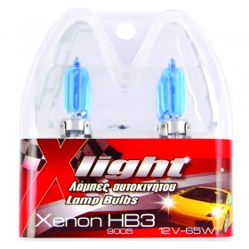 ΛΑΜΠΕΣ XENON HB3-9005 65W ΖΕΥΓΑΡΙ ΛΑΜΠΕΣ XENON HB3-9005 65W