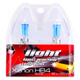 ΛΑΜΠΕΣ XENON HB4-9006 55W ΖΕΥΓΑΡΙ ΛΑΜΠΕΣ XENON HB4-9006 55W