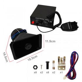 ΚΟΡΝΑ ΑΣΤΥΝΟΜΙΑΣ 80W  2 ΣΕ 1