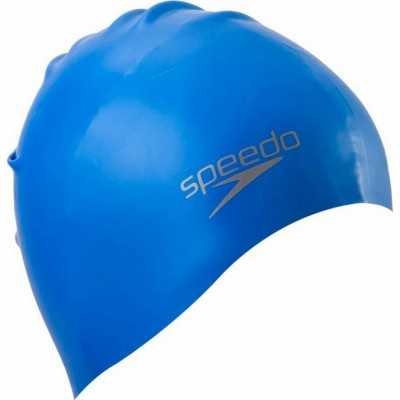Speedo Plain Moulded 70984-2610U Σκουφάκι Κολύμβησης Ενηλίκων από Σιλικόνη Μπλε