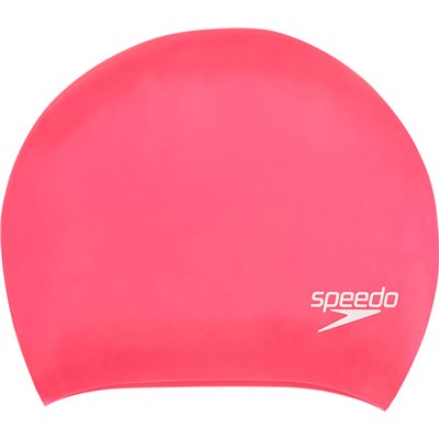 Speedo Long Hair 06168-A064U Σκουφάκι Κολύμβησης Ενηλίκων από Σιλικόνη Ροζ για Μακριά Μαλλιά
