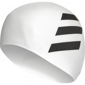 Adidas 3-Stripes FJ4968 Σκουφάκι Κολύμβησης Ενηλίκων από Σιλικόνη Λευκό Adidas 3-Stripes FJ4968 Σκουφάκι Κολύμβησης Ενηλίκων από Σιλικόνη Λευκό