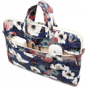 Canvaslife Briefcase Τσάντα Ώμου / Χειρός για Laptop 16" Blue Camellia