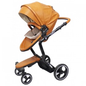 Καρότσι δερμάτινο ταμπά foofoo