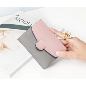 Πορτοφόλι ροζ-γκρι Πορτοφόλι ροζ-γκρι