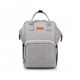 Τσάντα πλάτης μωρού  γκρι με usb