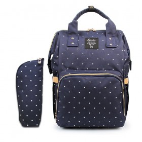 Τσάντα πλάτης μωρού μπλε πουά Eposha Τσάντα πλάτης μωρού μπλε πουά Eposha