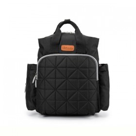 Τσάντα πλάτης μωρού μαύρη με USB