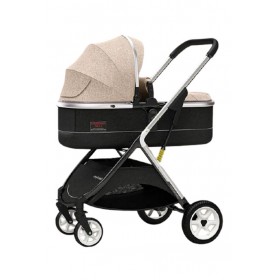 Καροτσάκι μωρού LEECUS μπεζ K-142 Καροτσάκι μωρού LEECUS μπεζ