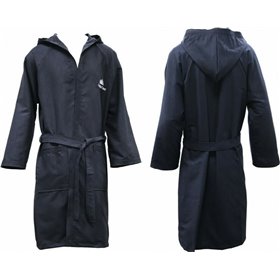 AlpinPro Nemo BRSM-BL Μπουρνούζι Κολυμβητηρίου Ενηλίκων Μαύρο Microfiber M