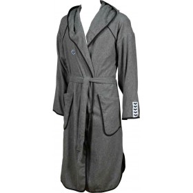 Arena Icons Parka 004376-100 Μπουρνούζι Κολυμβητηρίου Γκρι