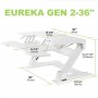 Gaming Γραφείο - Eureka Ergonomic® CV-PRO 36 (White)