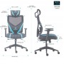 Gaming Καρέκλα -  Eureka Ergonomic® ONEX-GE300-BB