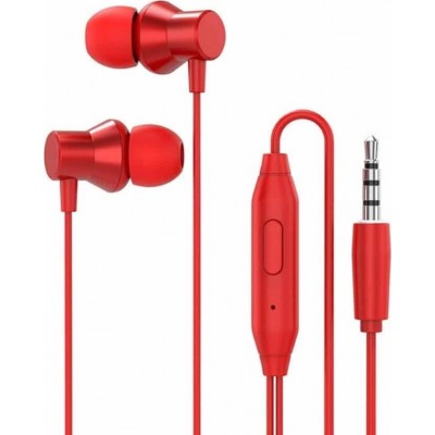 Καλωδιακά Ακουστικά - Lenovo HF130 (RED)