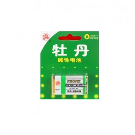 Αλκαλική μπαταρία τύπου 6LR61 - 9V - Peony - 168003 Αλκαλική μπαταρία τύπου 6LR61 - 9V - Peony - 168003