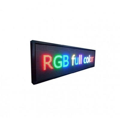 Πινακίδα LED – Μονής όψης – RGB – 103cm×23cm - IP67