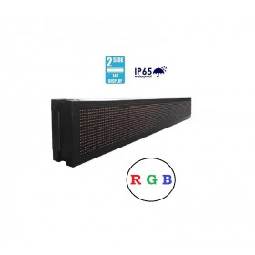 Πινακίδα LED – Διπλής όψης – RGB – 103cm×23cm - IP67 Πινακίδα LED – Διπλής όψης – RGB – 103cm×23cm - IP67