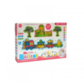 Πολύχρωμο τρενάκι με ράγες - 9995 - 103801