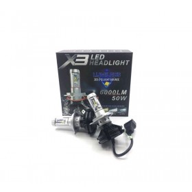 Λάμπες LED - H4-3 - 6000lm - 50W - 007005 - X3 Λάμπες LED - H4-3 - 6000lm - 50W - 007005 - X3