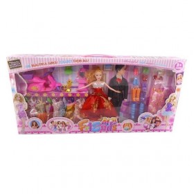 Παιδικές κούκλες με γκαρνταρόμπα - 8699B - 005061