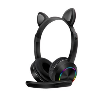 Ασύρματα ακουστικά - Cat Headphones - K23 - Black