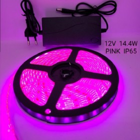 Ταινία LED – LED Strip - IP65 - 5m - Pink - 891203