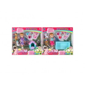 Παιδική κούκλα με αξεσουάρ - 038B - 005243