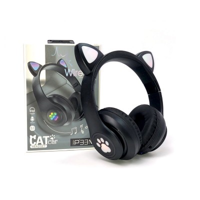 Ασύρματα ακουστικά - Cat Headphones - P33M - 700335 - Black